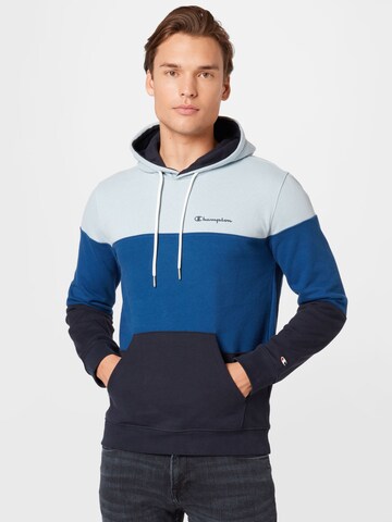 Felpa di Champion Authentic Athletic Apparel in blu: frontale