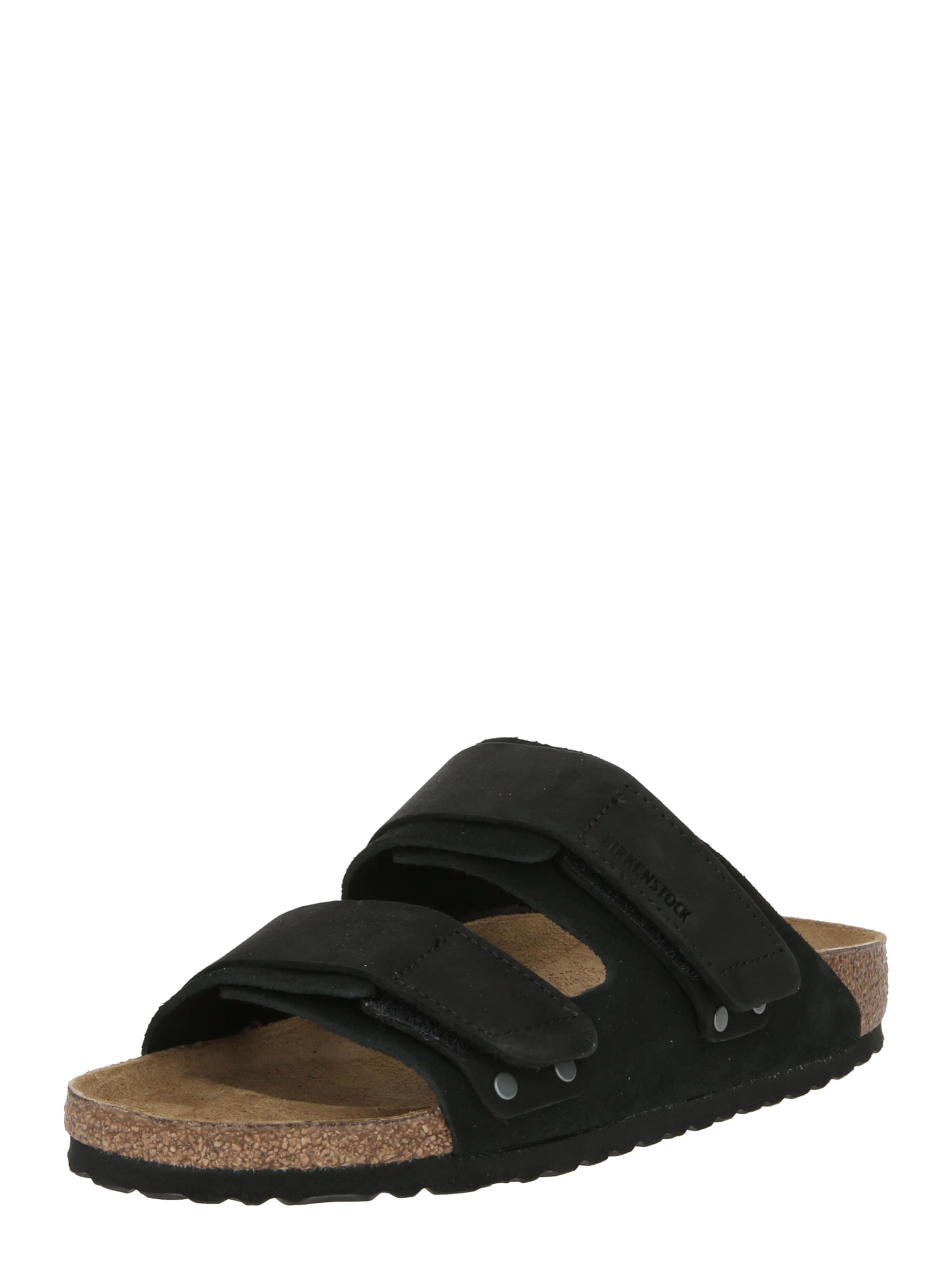 BIRKENSTOCK Pantoletter 'Uji' i sort: forside