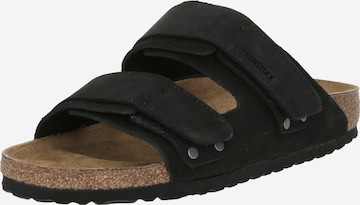 BIRKENSTOCK Plätu 'Uji', värv must: eest vaates