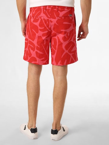 BOSS Regular Pants 'Karlos' in Red