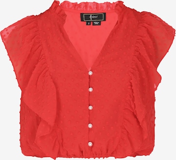 faina Blouse in Red: front