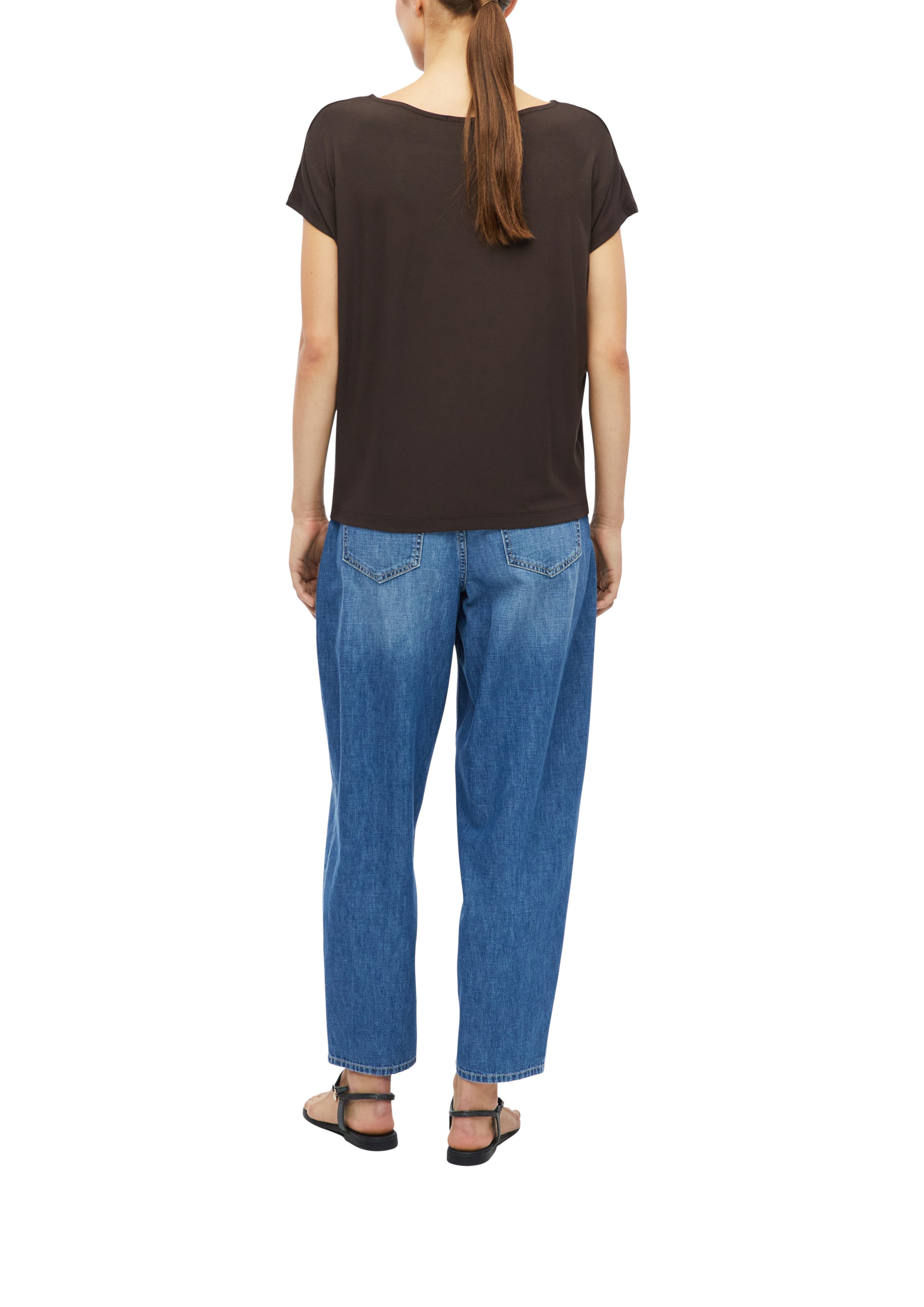 s.Oliver T-Shirt in Braun