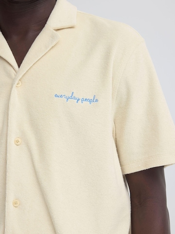 BLEND - Regular Fit Camisa 'BHBasti' em bege