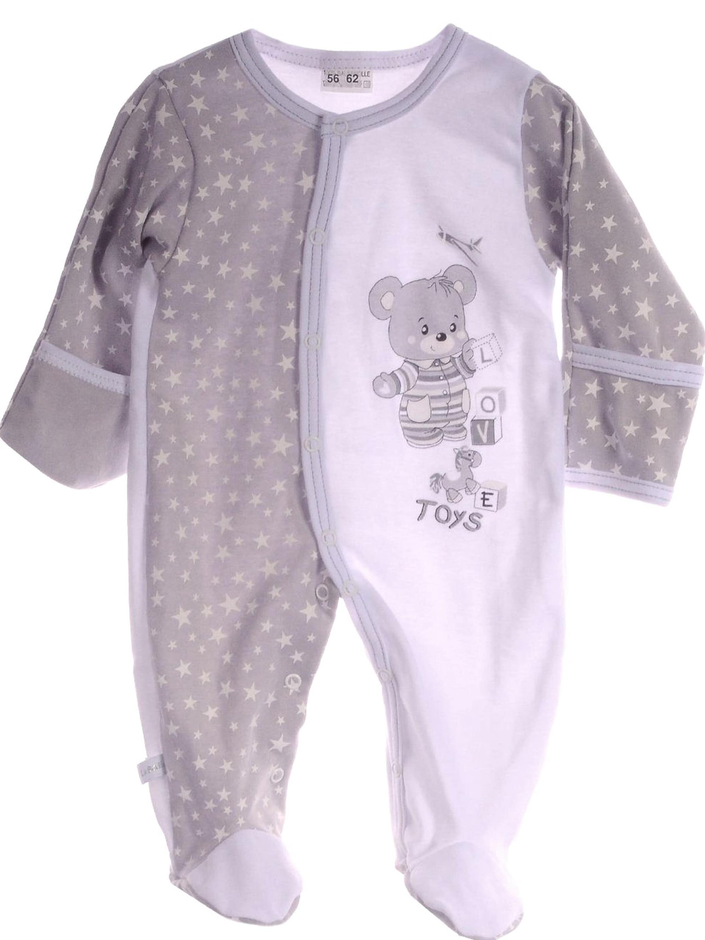 La Bortini Overall‌‌‌ in Grau: Vorderseite