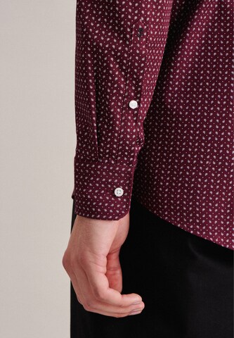 SEIDENSTICKER Slim fit Business Shirt in Red