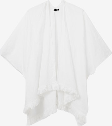 Desigual Cape 'Clara' in White: front