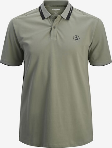 Jack & Jones Plus Poloshirt 'JCOHass' in Grün: Vorderseite
