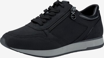 Sneaker bassa 'Woms' di TAMARIS in nero: frontale