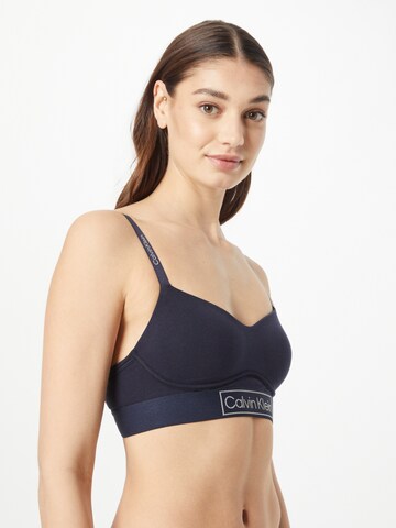 Calvin Klein Underwear Bralette Bra in Blue: front