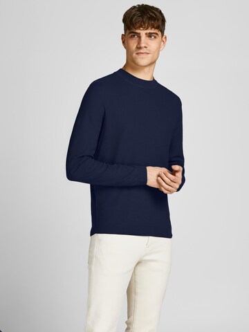 JACK & JONES Sweater 'Marcus' in Blue: front