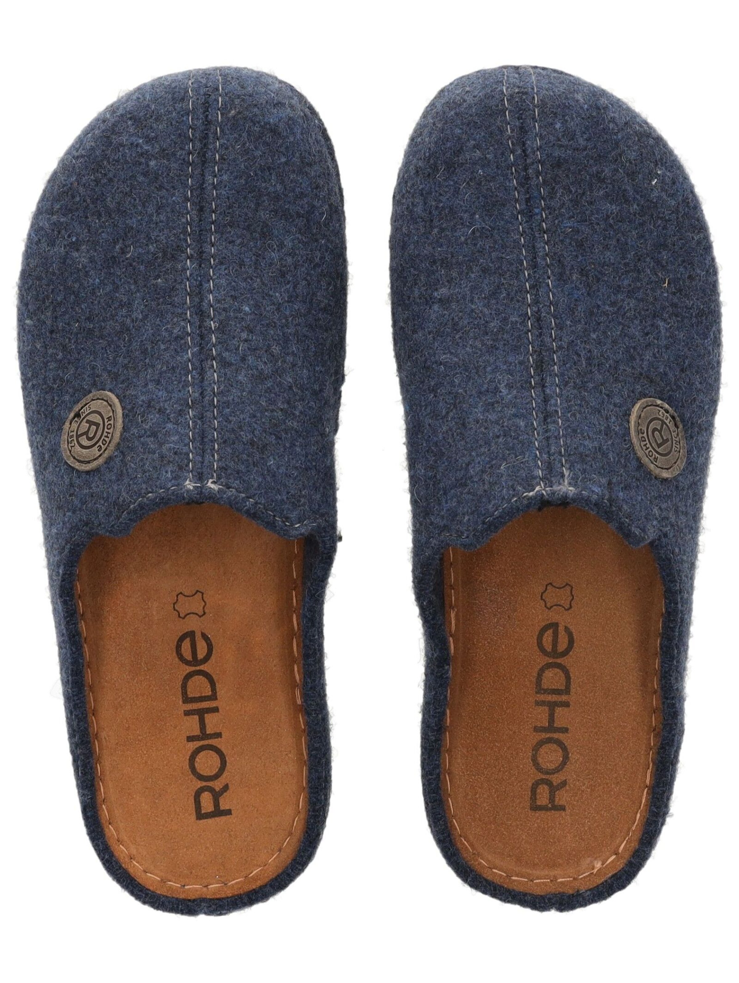 Pantoufle ROHDE en bleu