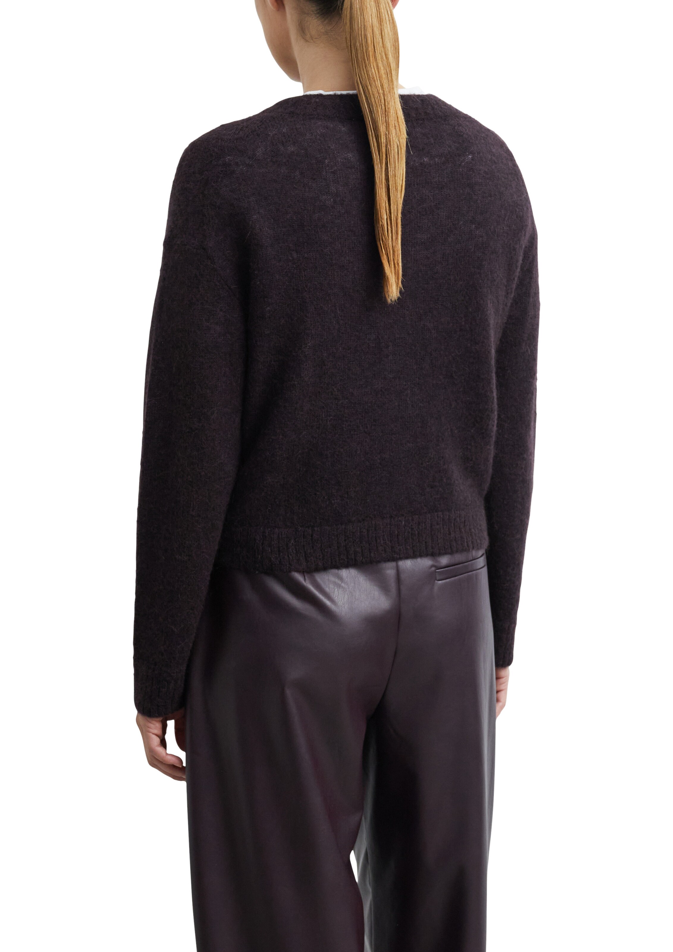 COMMA Gebreid vest in Lila
