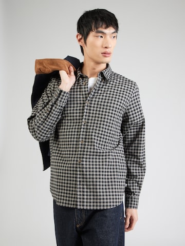 Coupe regular Chemise s.Oliver en noir : devant