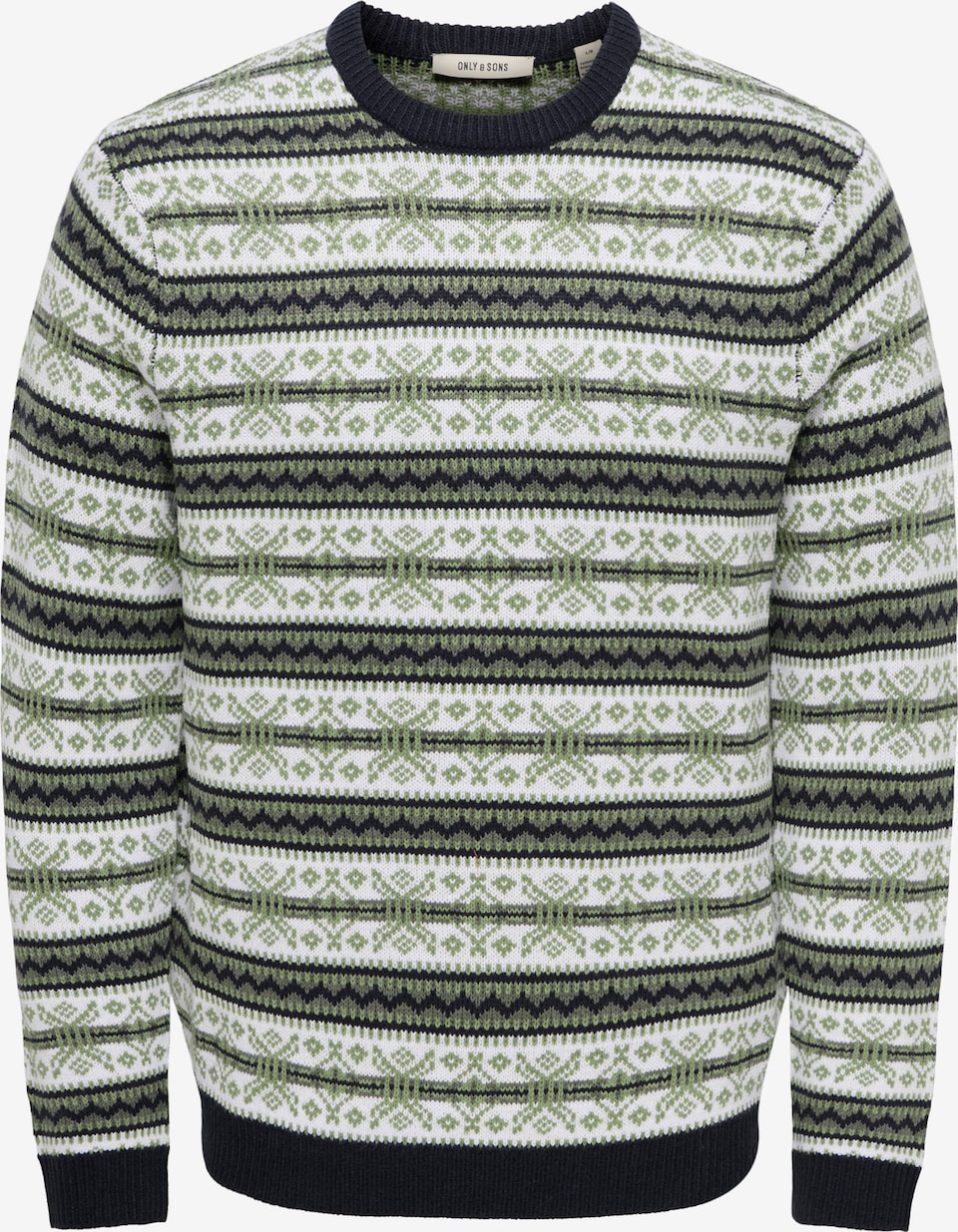 Pulover 'ONSHARRY' de la Only & Sons pe verde: față