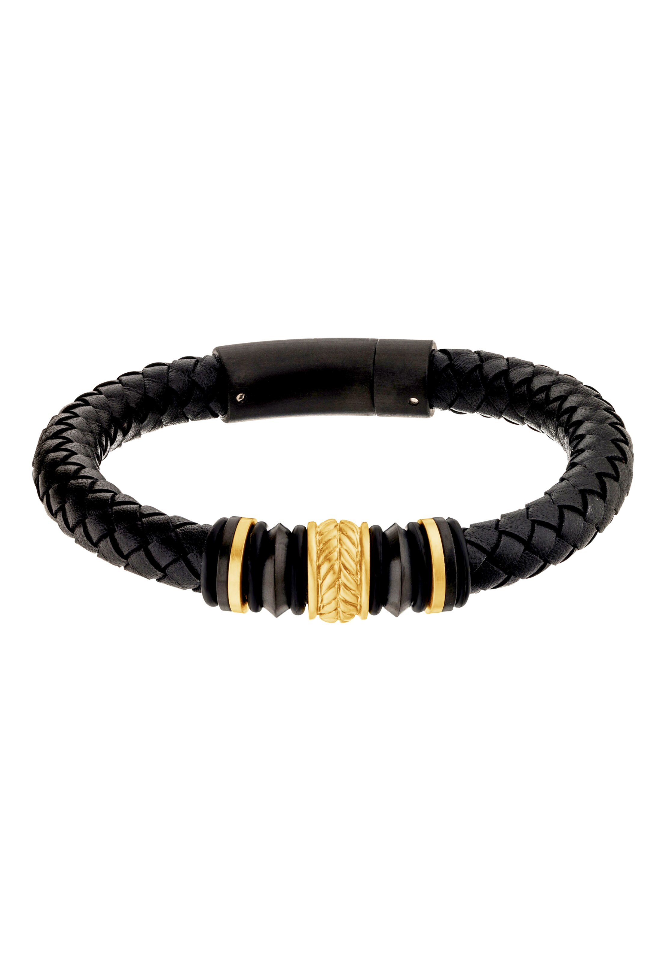 Steelwear Armband in Schwarz: Vorderseite