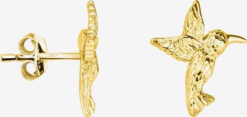 Sofia Milani Ohrringe 'Hammered Hummingbird' in Gold: Vorderseite