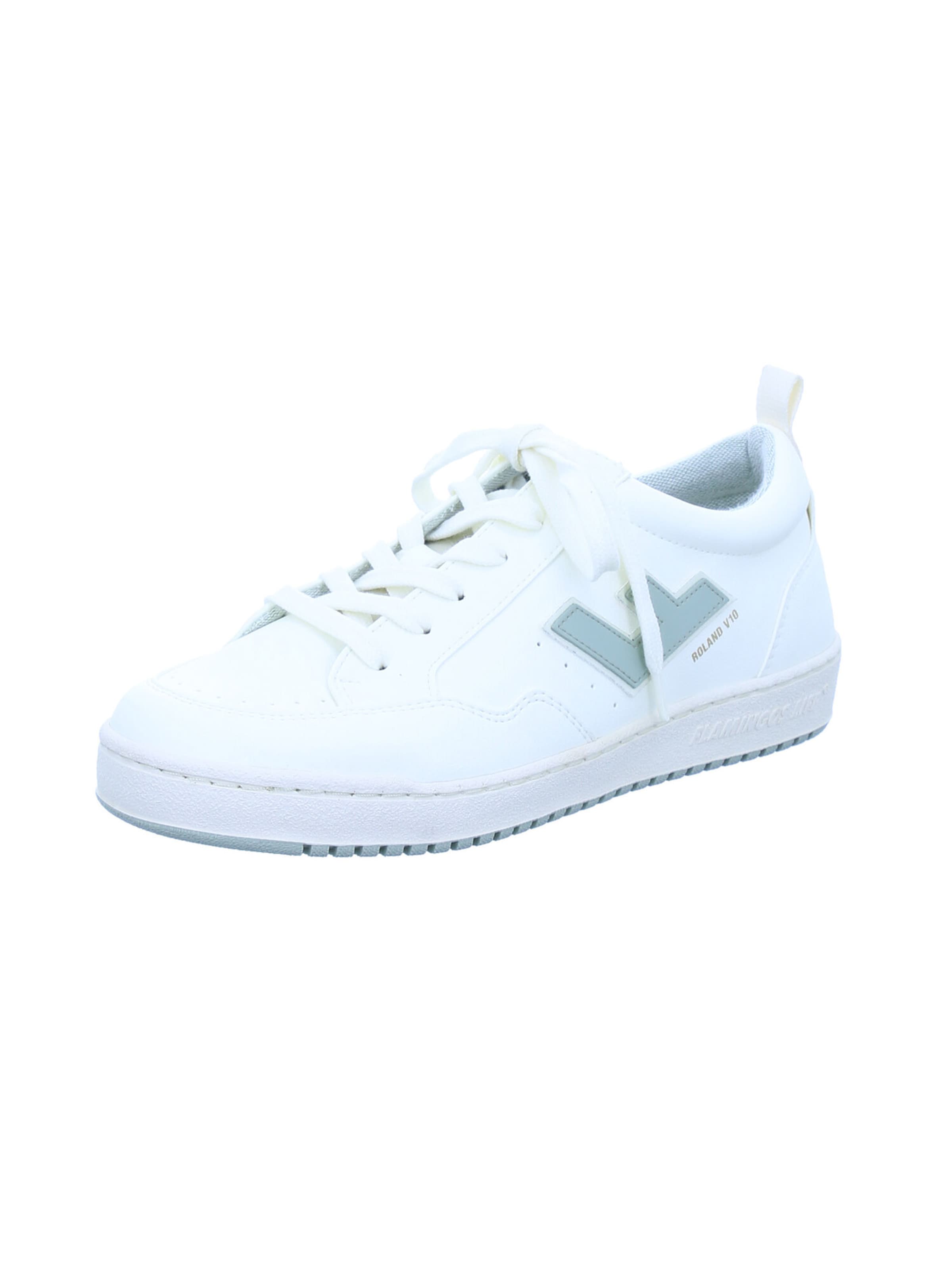 Flamingos' Life Platform trainers 'Roland V.10' in White: front