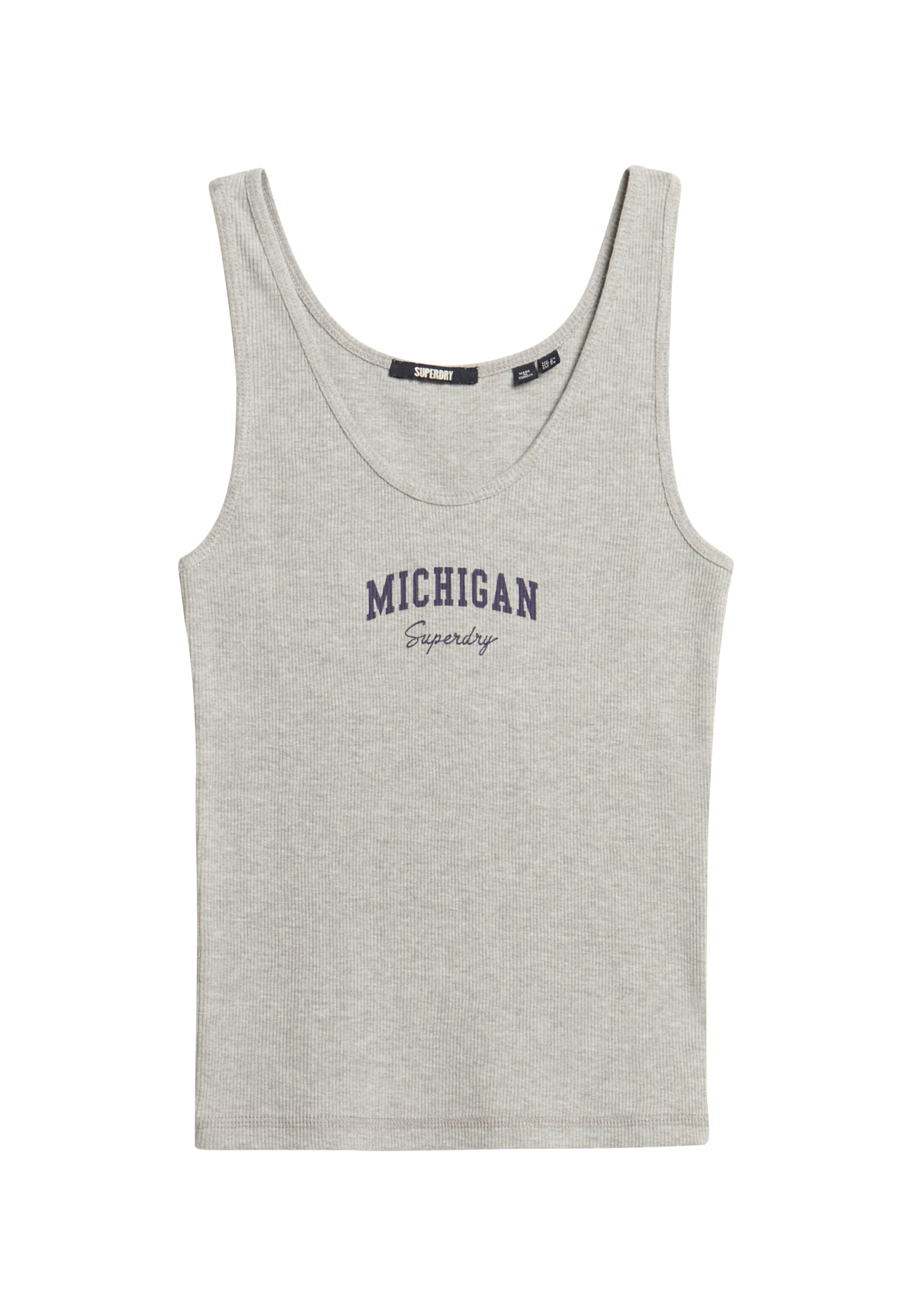 Superdry & Co Top 'Athletic Essential' in Grau: Vorderseite