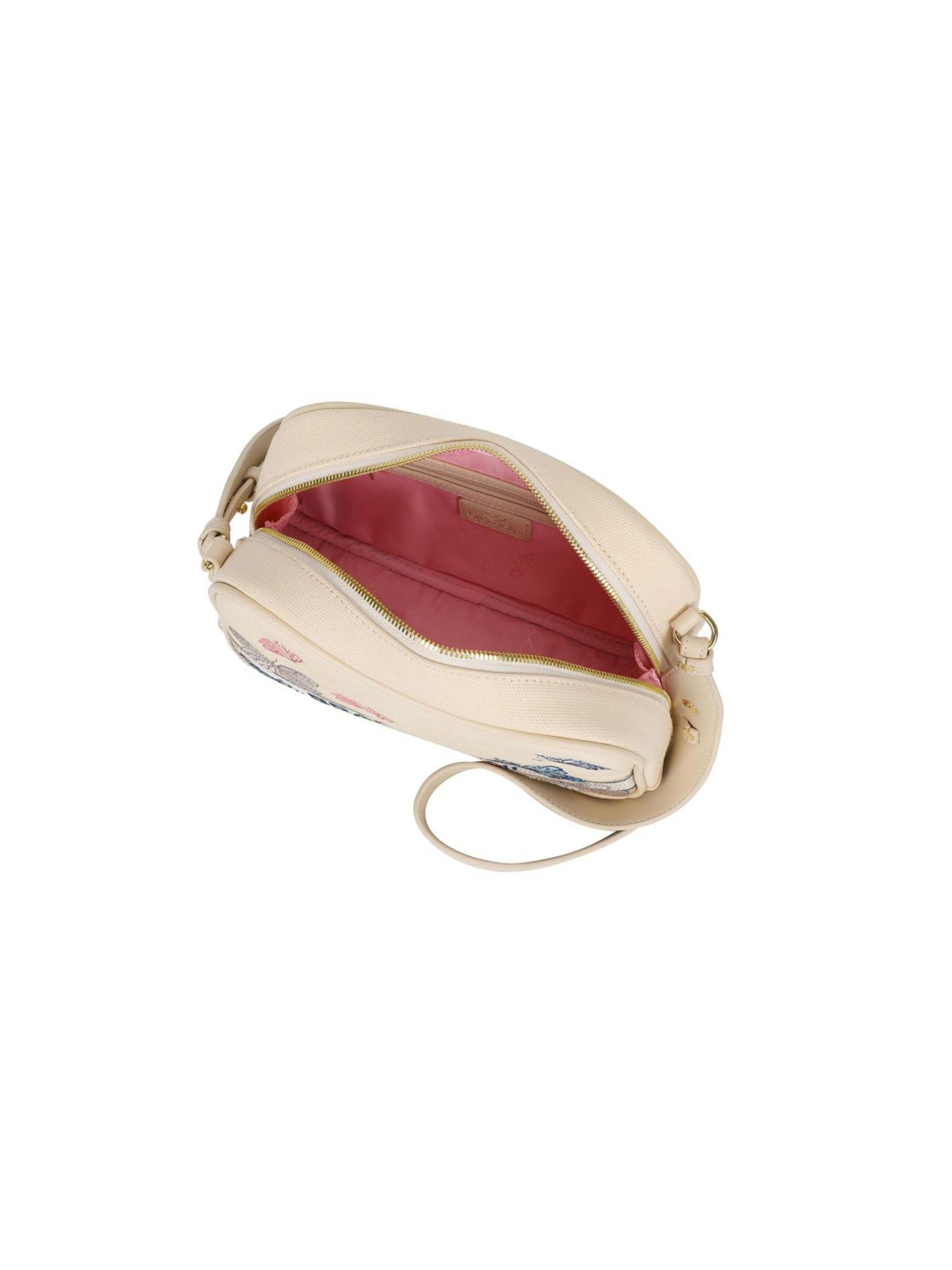 Borsa a tracolla 'Jacquard' di Braccialini in beige
