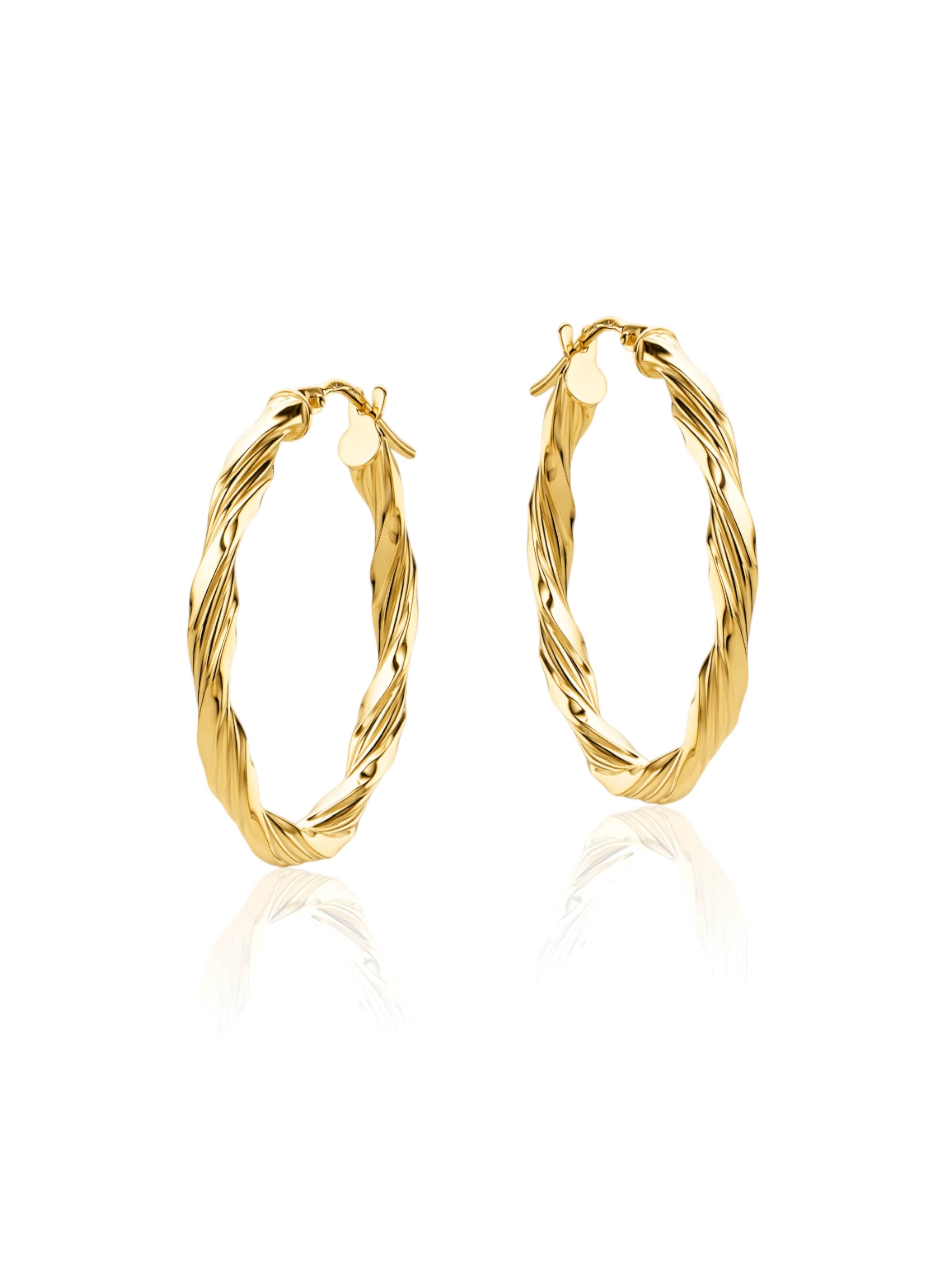 Vanlere - Pendientes en oro: frente