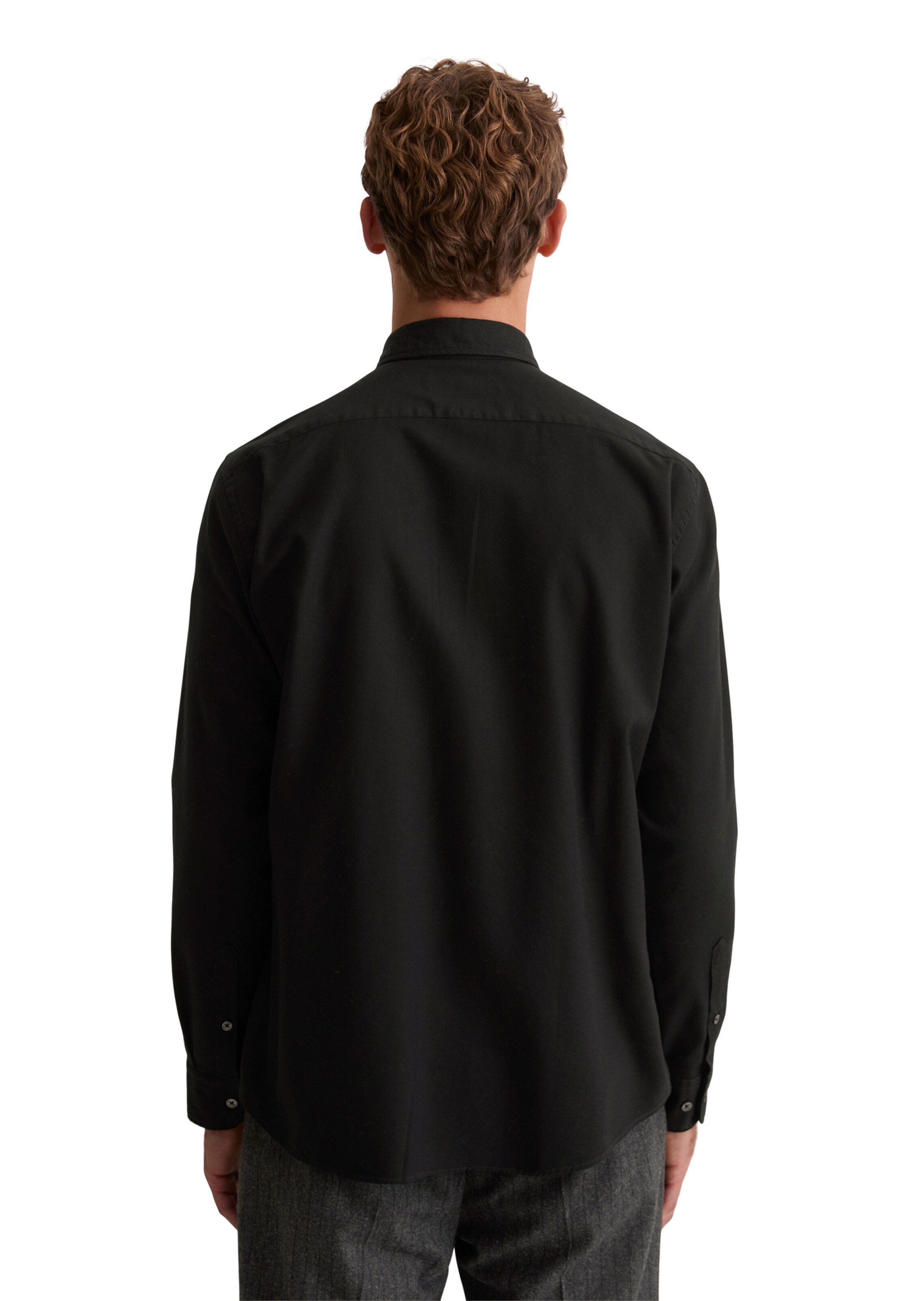 Marc O'Polo Rovný strih Košeľa - Čierna