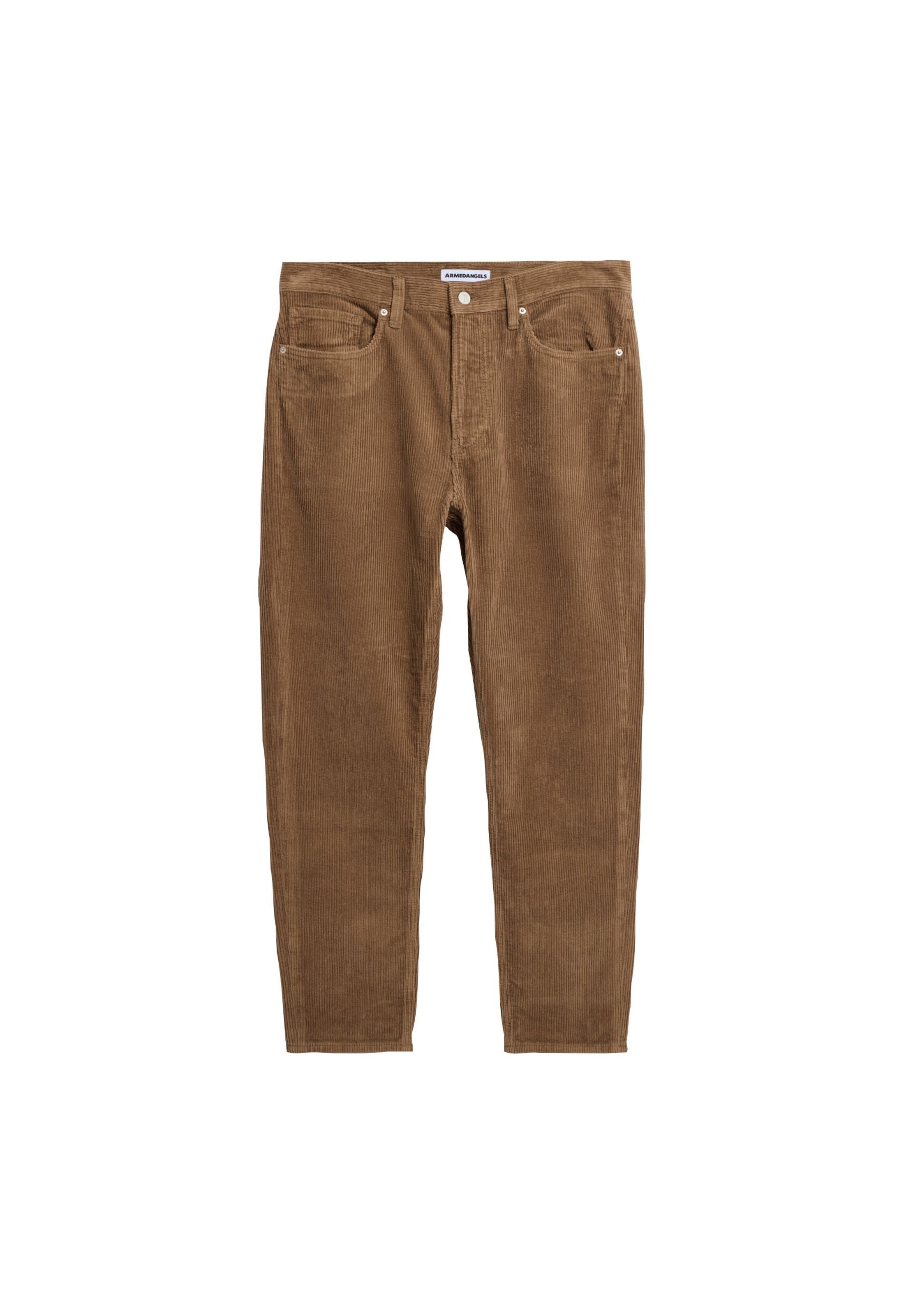 ARMEDANGELS Broek in Bruin: voorkant