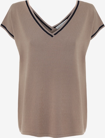 Pull-over 'Sora' TATUUM en beige : devant