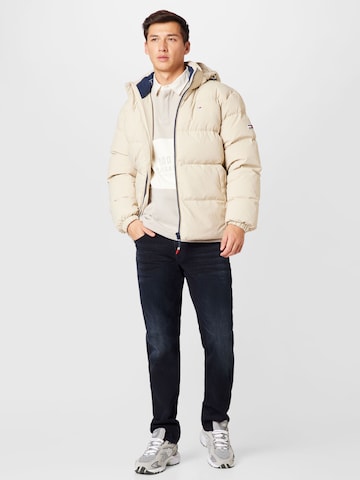 Tommy Jeans Jacke 'ESSENTIAL' in Beige