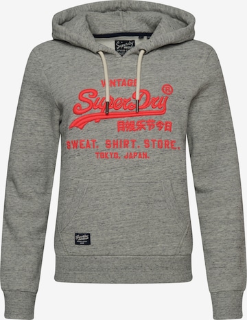 Superdry Sweatshirt in Grijs: voorkant