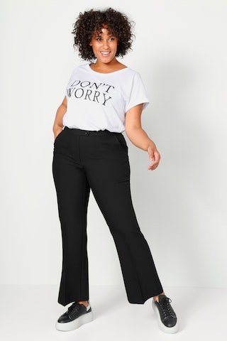 Angel of Style Boot cut Pleated Pants in Black