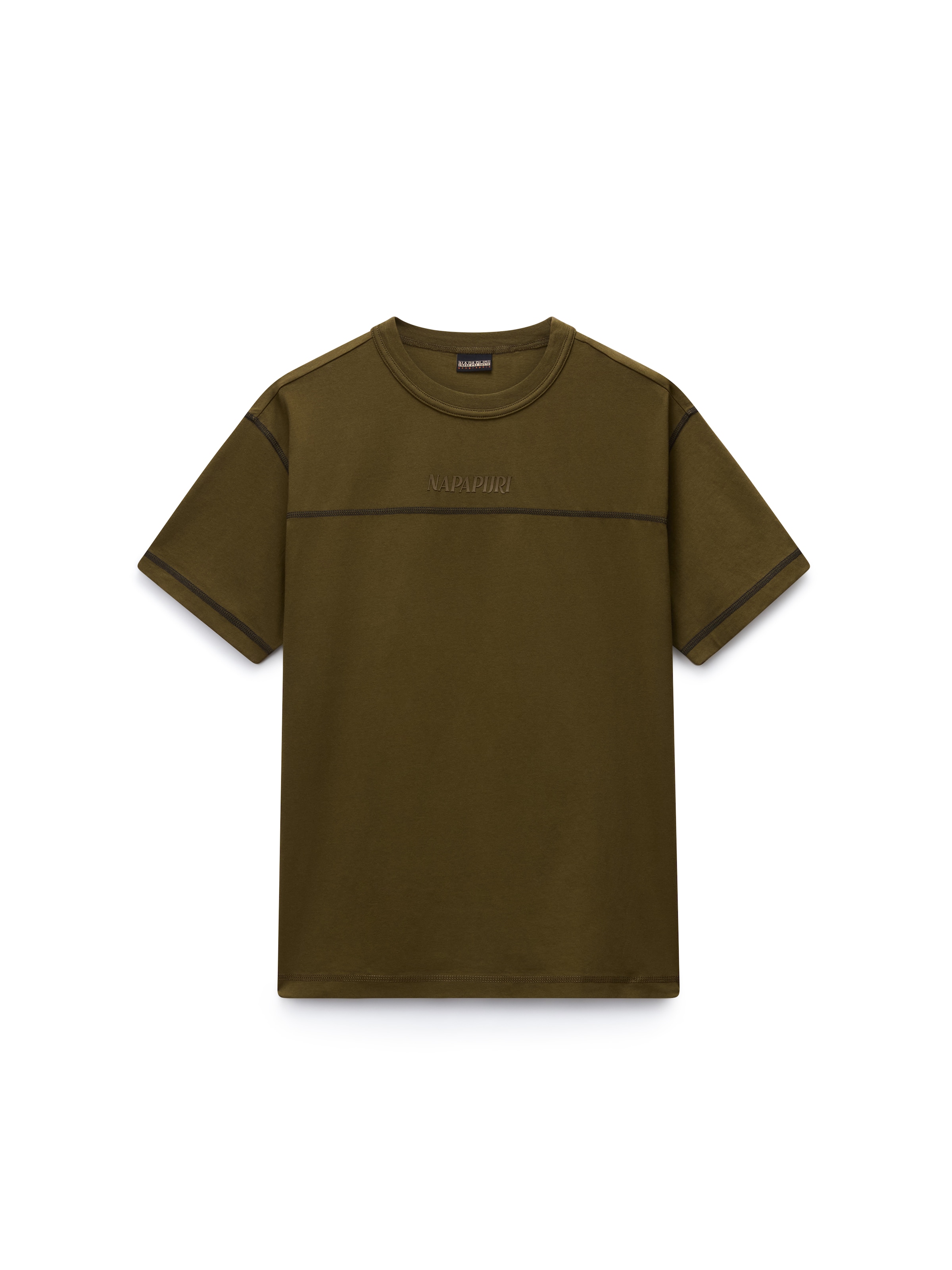 Maglietta 'S-Umbra' di NAPAPIJRI in verde: frontale