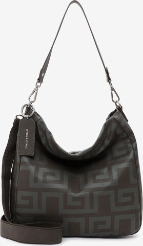 Emily & Noah Shoulder Bag ' Ilona ' in Brown: front