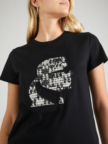 Tricou de la Karl Lagerfeld pe negru