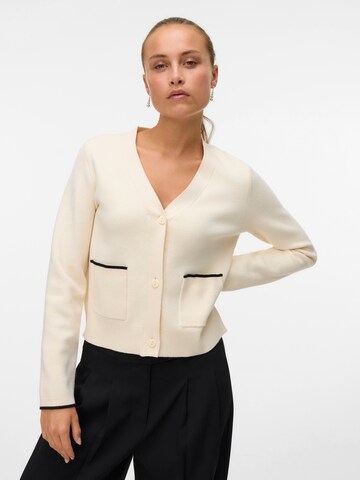 VERO MODA Cardigan 'VMGold' i beige: forside