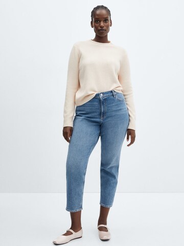 MANGO Tapered Jeans newmom in Blau