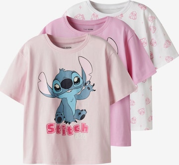 rožinė TWO SOON Marškinėliai 'Stitch': priekis