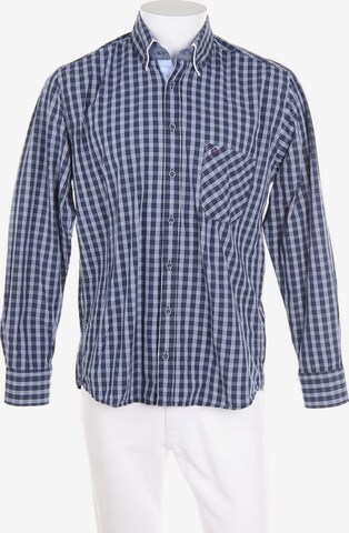 Hatico Button Up Shirt in M in Blue: front