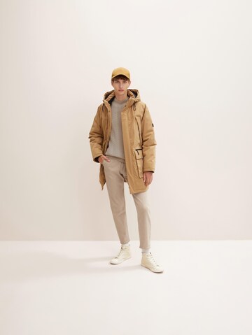 TOM TAILOR Winterparka in Beige