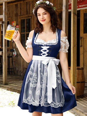 Yesfashion Dirndl in Blue