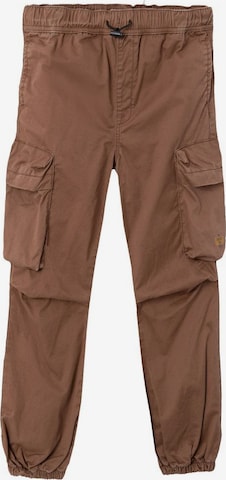 Effilé Pantalon 'Ben' NAME IT en marron : devant