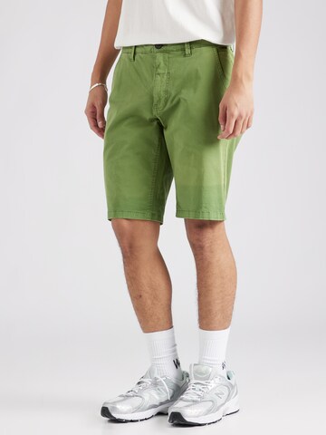 BLEND Regular Chino in Groen: voorkant