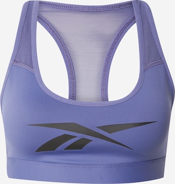 ReebokBustier Sportski grudnjak 'LUX VECTOR' - ljubičasta boja: prednji dio