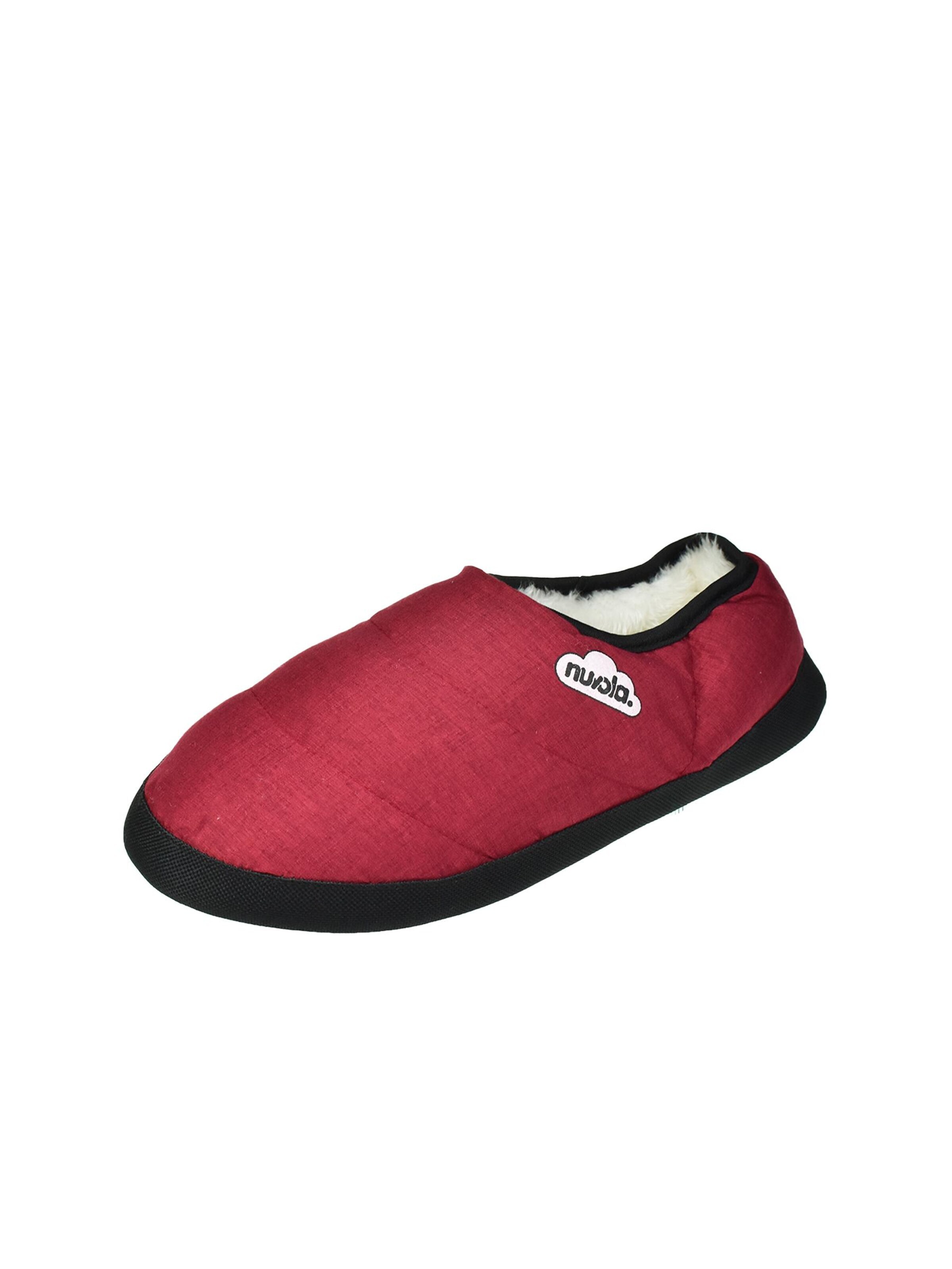 Nuvola. Slipper 'Marbled Chill' in Red: front
