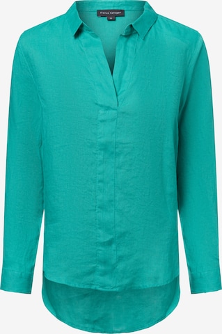 Franco Callegari Leinenbluse ' ' in Grün: Vorderseite