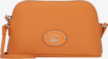 LACOSTE Crossbody Bag 'Origin Croc' in Orange: front