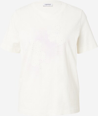 ESPRIT T-shirt i pastelllila / äggskal, Produktvy