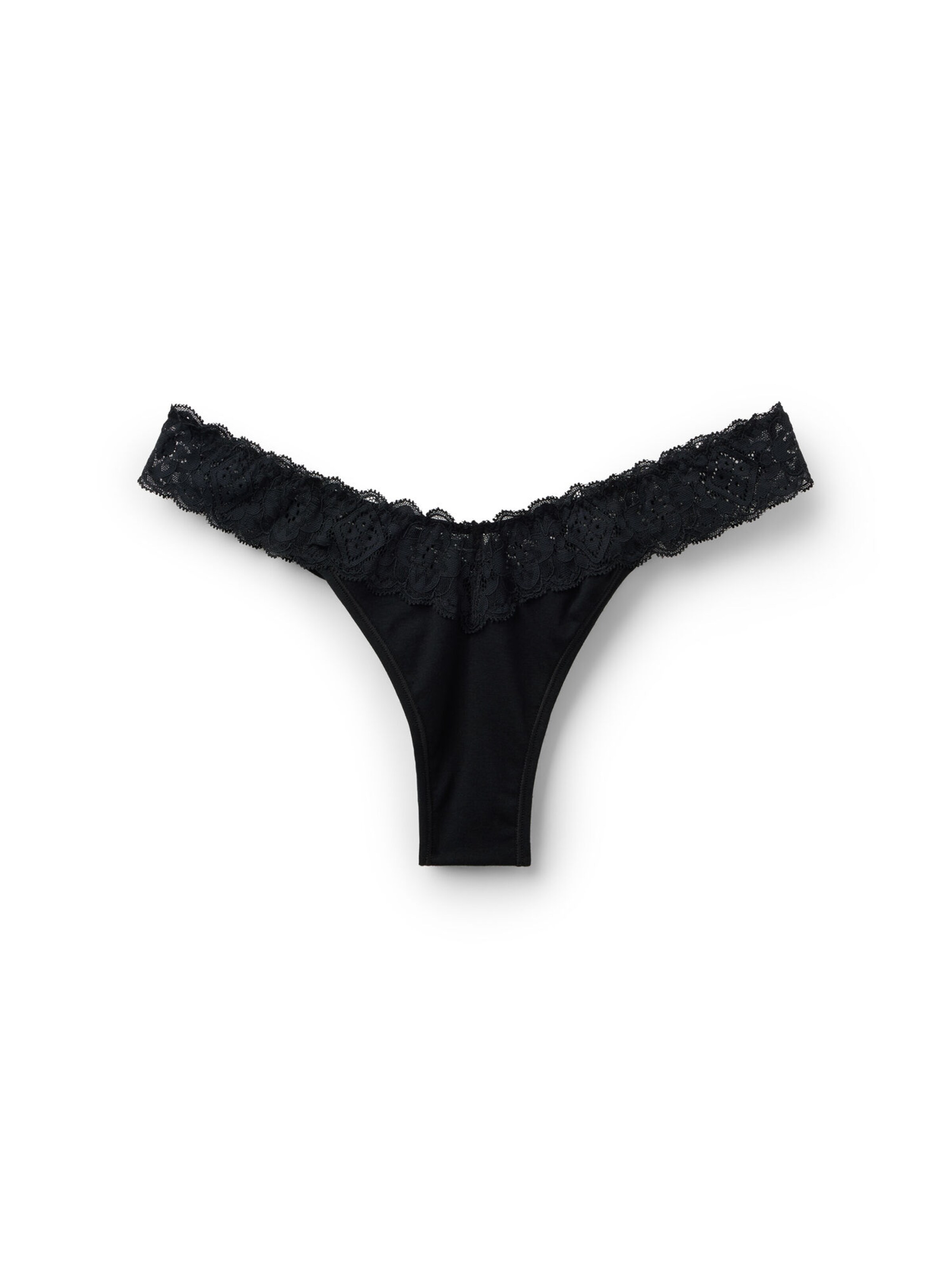 INTIMISSIMI Slip in Schwarz: Vorderseite