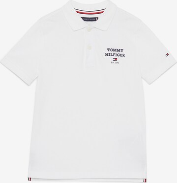 T-Shirt TOMMY HILFIGER en blanc : devant