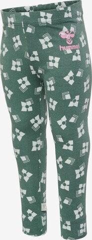 Hummel Skinny Legginsy 'Jackey' w kolorze zielony