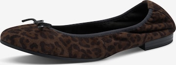 Ballerines 'Alena' Tamaris en marron : devant